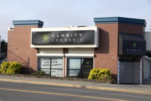 Clarity Cannabis Victoria on Gorge Road, Storefront